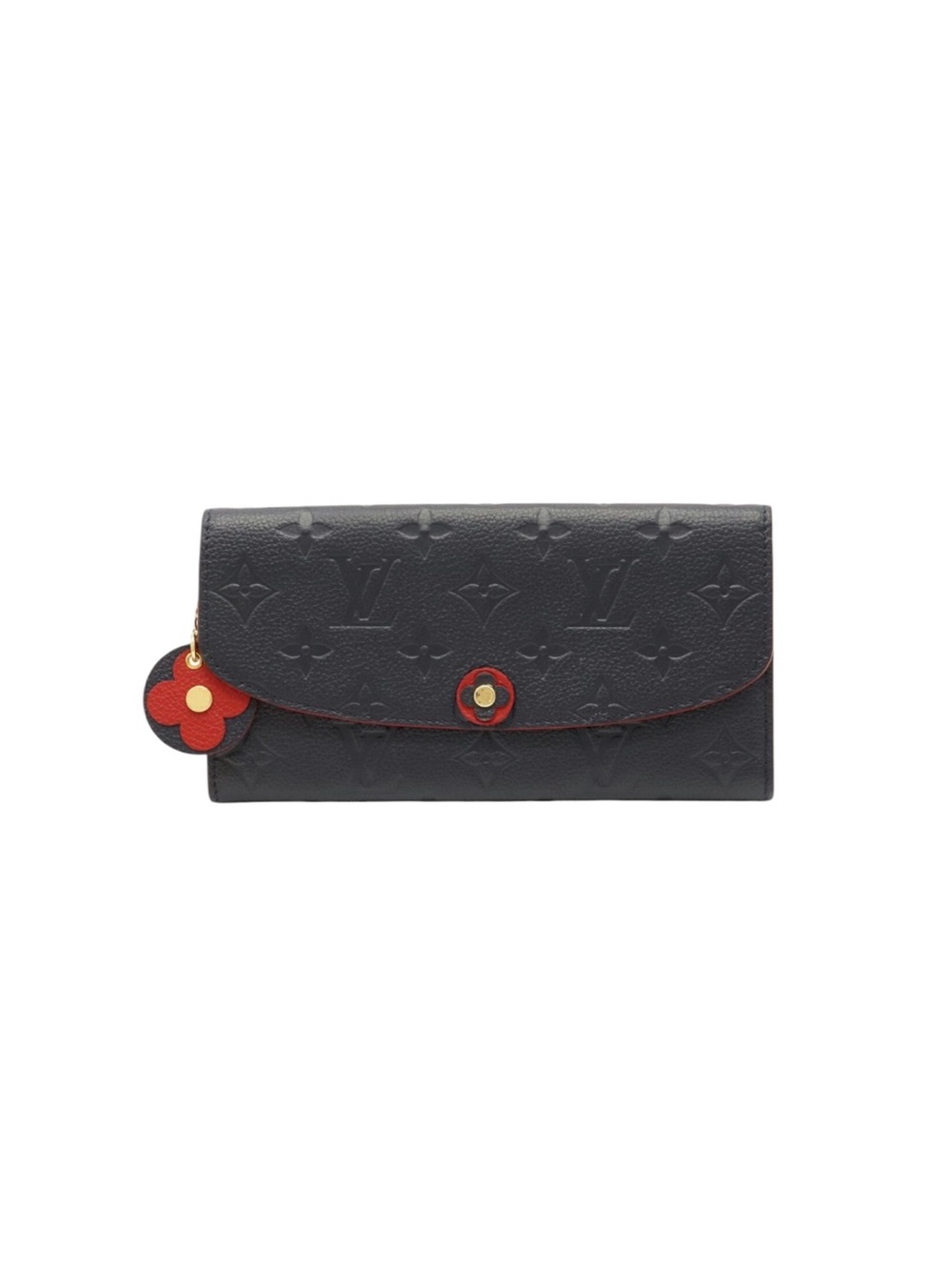 Louis Vuitton Empreinte Bloom Flower Emilie Wallet- Navy